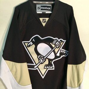 VINTAGE Reebok Premier PITTSBURGH PENGUINS JERSEY Men's Size S-2XL New w tags
